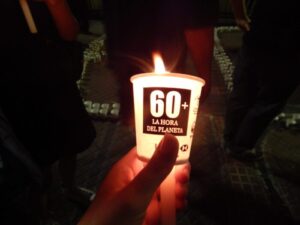 La Hora del Planeta se celebra en Argentina y otros 175 países. Foto: Florencia Lay.