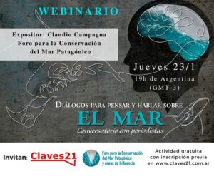 Webinario sobre el posicionamiento estratégico del mar en la agenda pública.