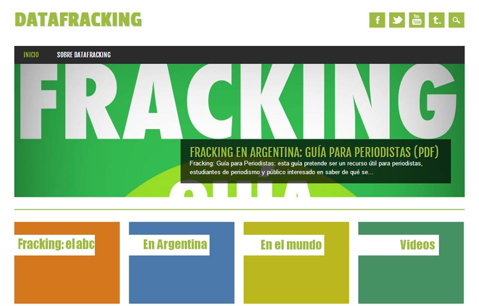 Fracking en Argentina: plataforma DataFracking