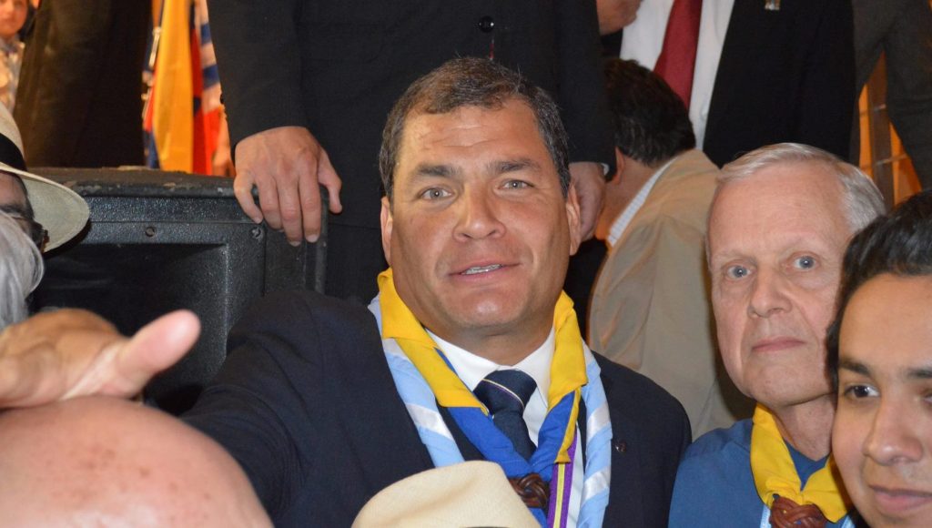 Rafael Correa en Argentina