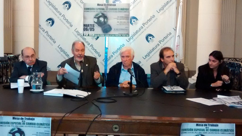 Cambio Climático IPCC 2014 Panel Legislatura Buenos Aires Argentina
