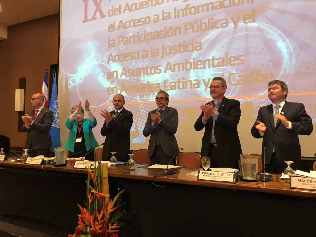 Se suscribió el acuerdo para garantizar en América Latina y el Caribe los derechos consagrados por el principio 10