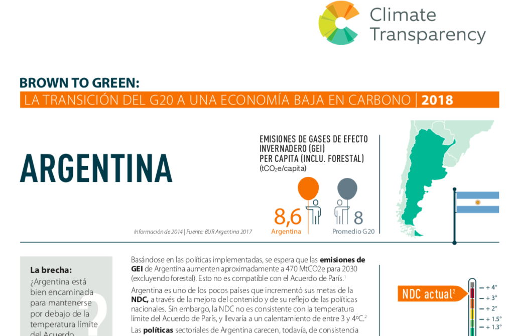 Brown to Green: la transición del G20 a una economía baja en carbono.