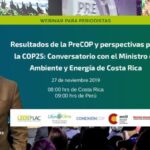 Webinario con el ministro de Ambiente de Costa Rica