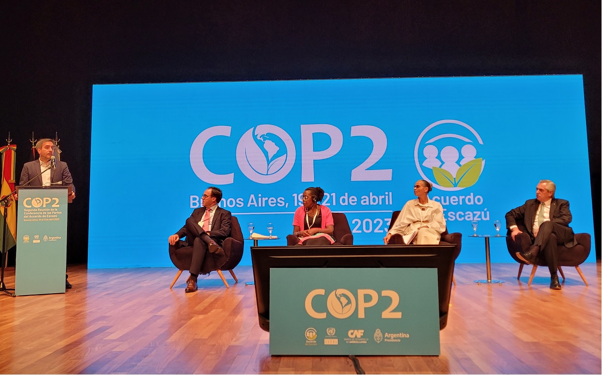 Juan Cabandié, ministro de Ambiente de Argentina, en la COP2 del Acuerdo de Escazú. Foto: Damián Profeta. Licencia: CC BY 2.0.